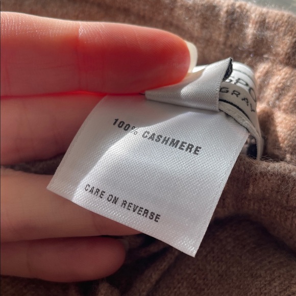 St. John cashmere Tan Wide Leg Women's Pants - Picture 3 of 16